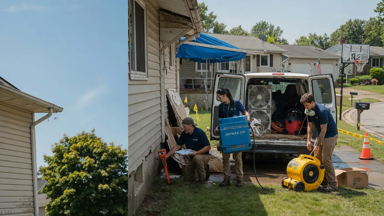 Ceiling Leak Cleanup in Templeton, IN near me