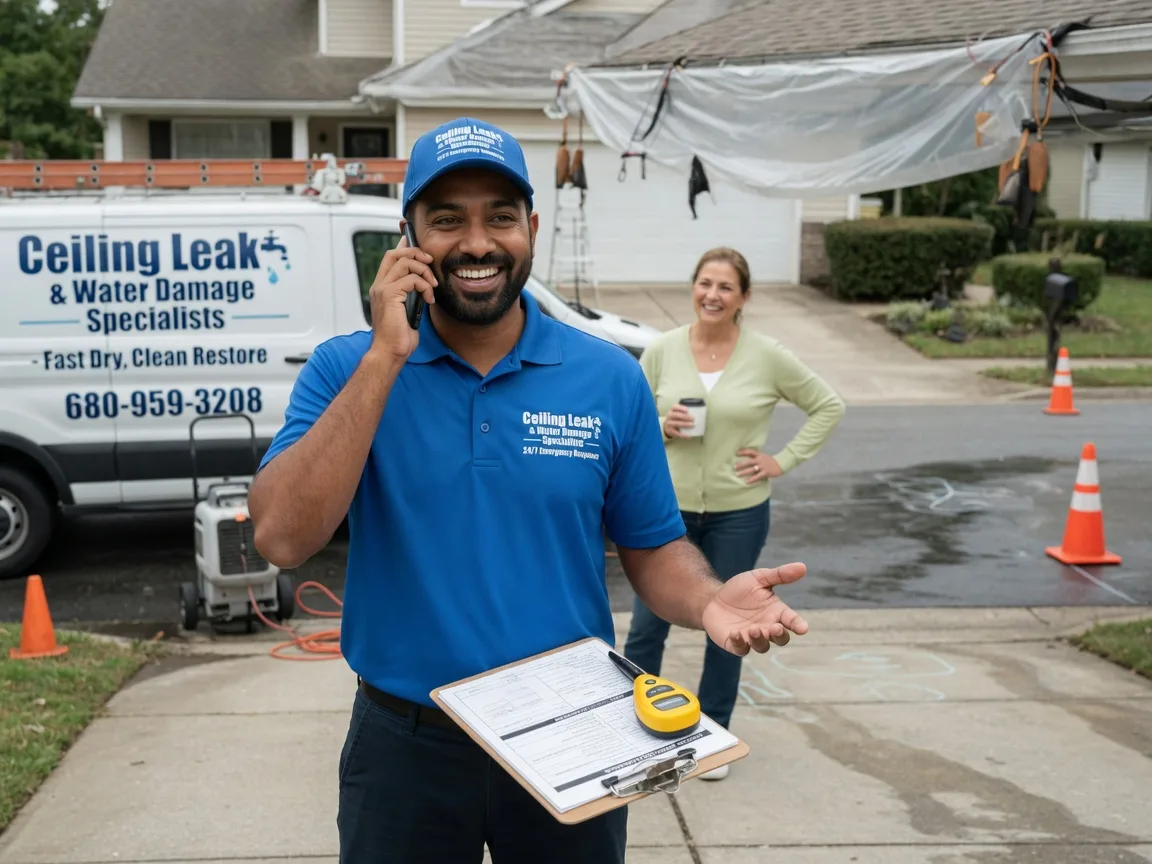 Ceiling Leak Cleanup Templeton, IN FAQs